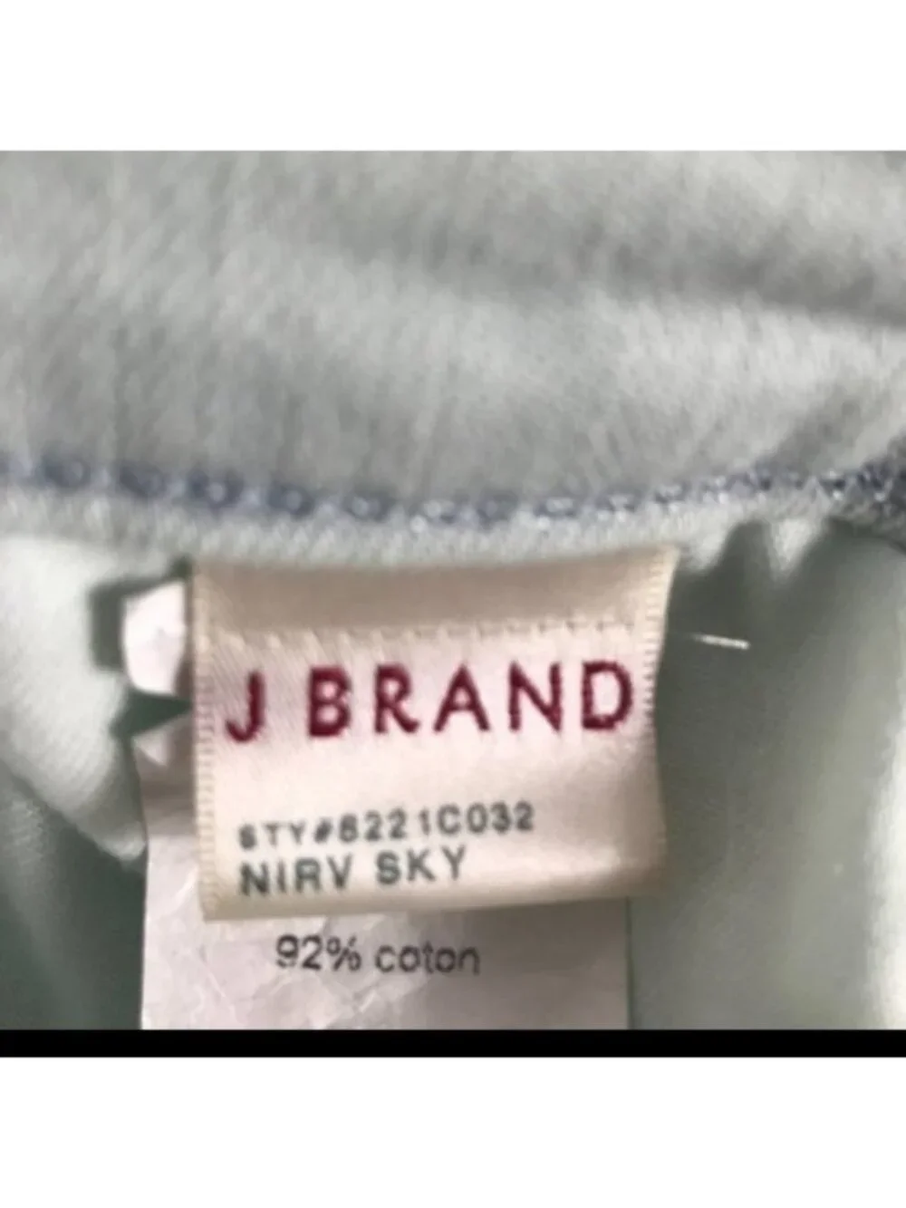 J Brand Allegra Skinny Jeans in Nirvana Sky Blue -Mid-Rise